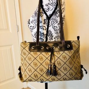 Dooney & Bourke Signature Canvas Shoulder Handbag